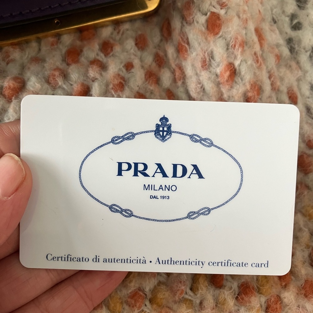 Prada City Calf Astrology Cahier, Viola + Nero. - Picture 8 of 9